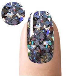 BEAUTIFUL NAILS Mylar - silver hg 